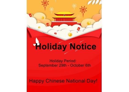 Holiday Notice